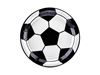 6 Pratos 18cm Futebol