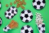 6 Pratos 18cm Futebol