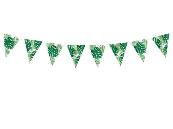 Grinalda Bandeirolas Aloha Folhas 1.3m