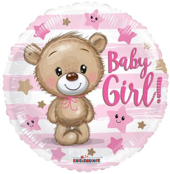 Balão Foil 18" Ursinho Baby Girl