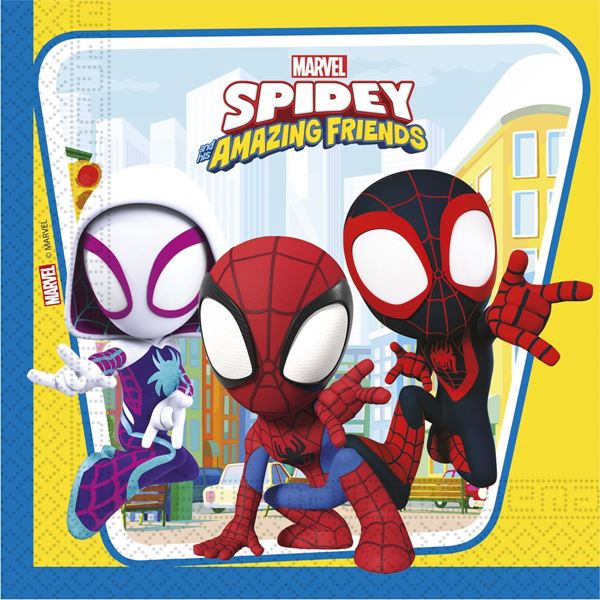 20 Guardanapos Spidey