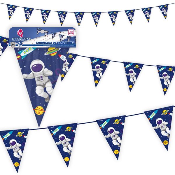 Grinalda Bandeirolas Astronauta