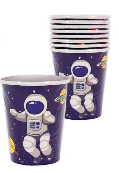8 Copos Astronauta
