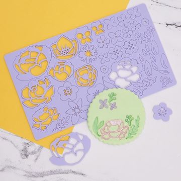 Stamp Acrylic Flores