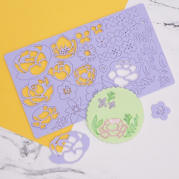 Stamp Acrylic Flores