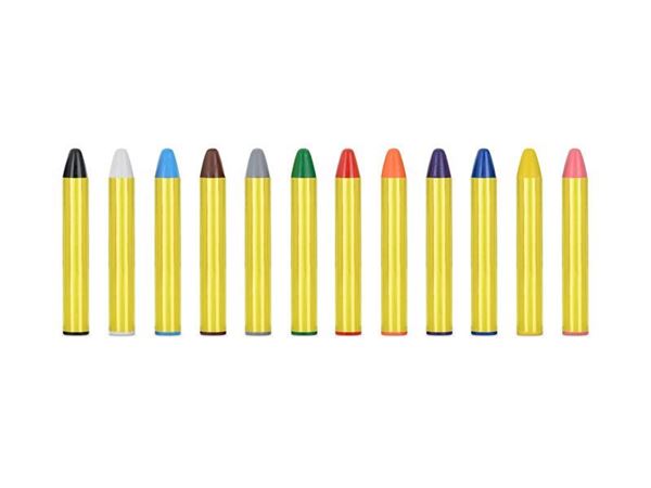12 Lápis Pinturas Faciais