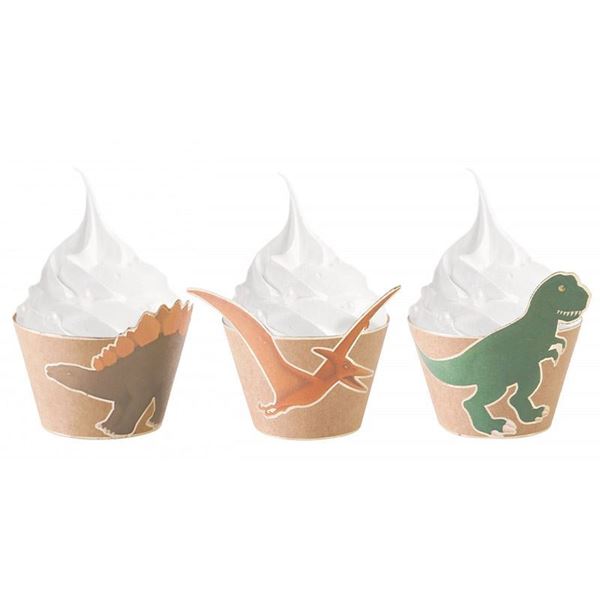 Cupcake Wrap Mundo Dos Dinossauros