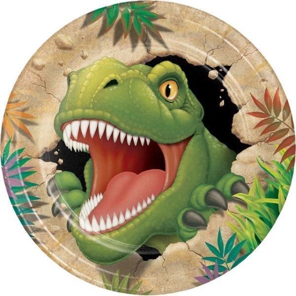 Pratos 23cm Dinossauros