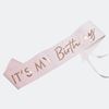 Faixa Its My Birthday Rose Gold Ombre