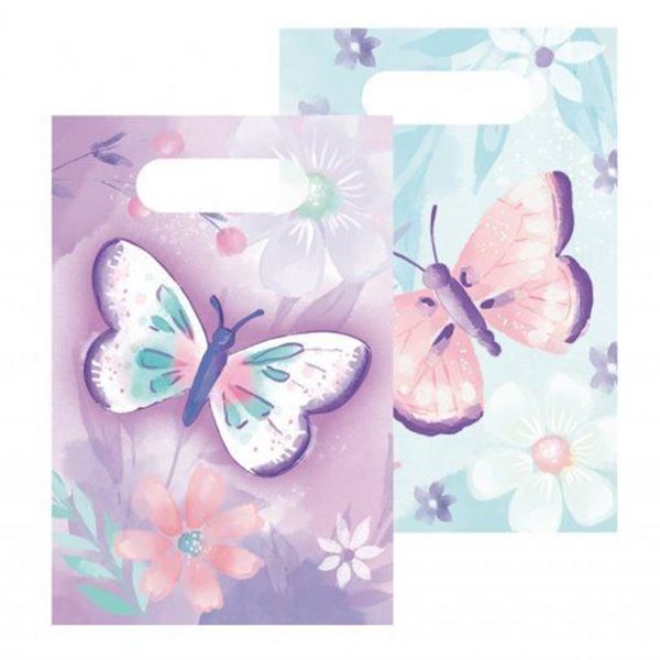 6 Sacos Oferta Borboletas