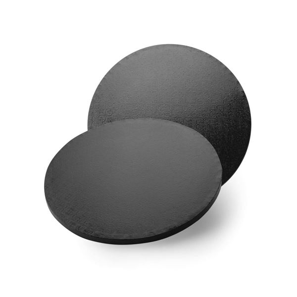 Cake Drum Preto Redondo 25cm / 10mm