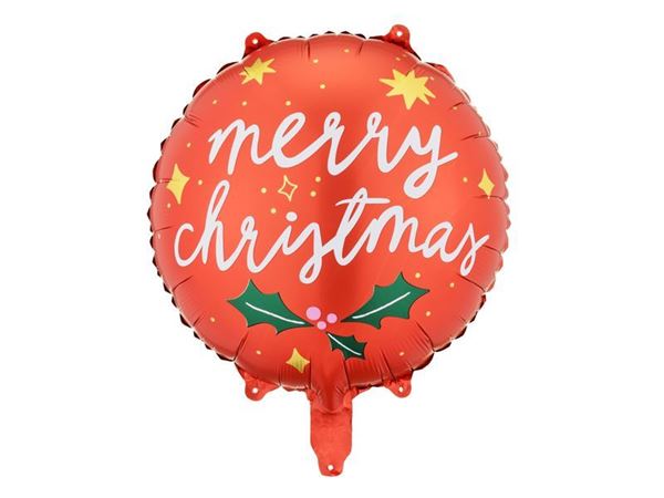 Balão Foil Merry Christmas 45cm