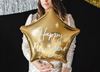 Balão Foil Estrela Happy New Year Gold