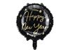 Balão Foil 45cm Happy New Year Preto
