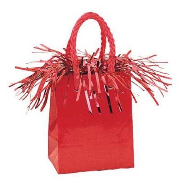 Peso Para Balões Mini Saco Oferta Vermelho