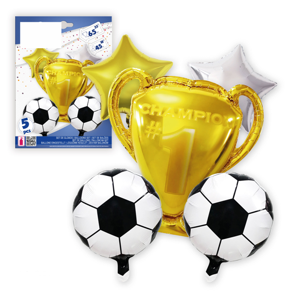 Conjunto De Balões Troféu Futebol 5un