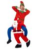 Fato Duende Às Cavalitas Do Pai Natal Adulto