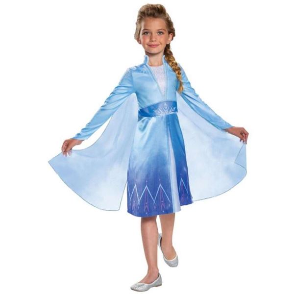 Fato Elsa Traveling Classic 7-8 Anos