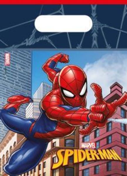 6 Sacos Oferta Spiderman Crime Fighter