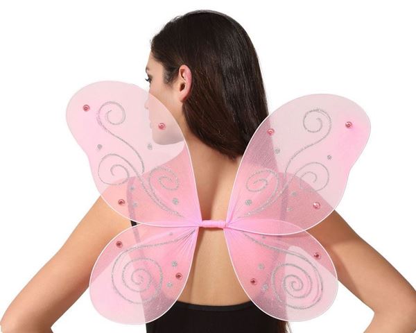 Asas Fada Rosa