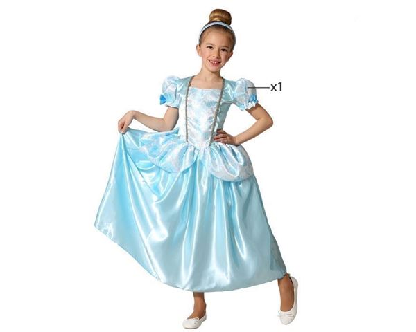 Fato Princesa Encantada Azul