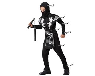 Fato Ninja Black 5-6 Anos
