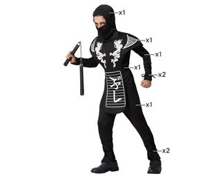 Fato Ninja Black 7-9 Anos