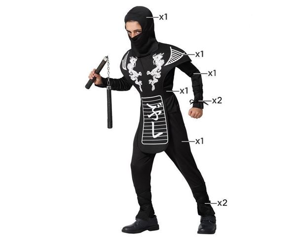 Fato Ninja Black