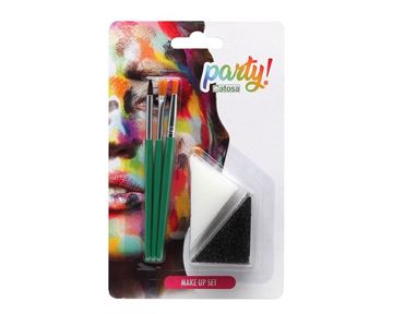 Kit Pincéis Com Esponjas