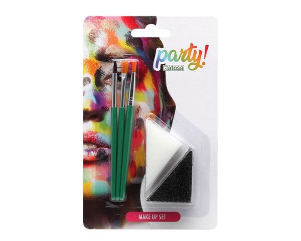 Kit Pincéis Com Esponjas