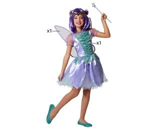 Fato Fada Do Bosque 7-9 Anos
