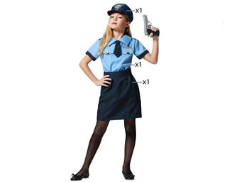 Fato Policia Menina 7-9 Anos