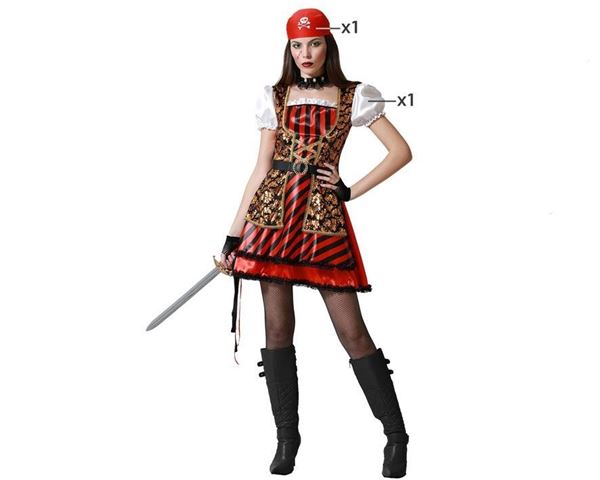 Fato Pirata Aventureira M-l
