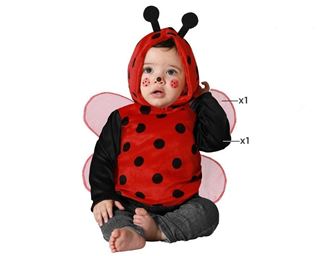 Fato Joaninha 12-24 Meses