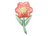 Balão Foil Flor 96cm