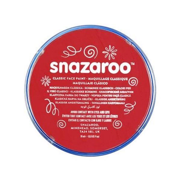 Pintura Facial Snazaroo 055 Vermelho 18ml