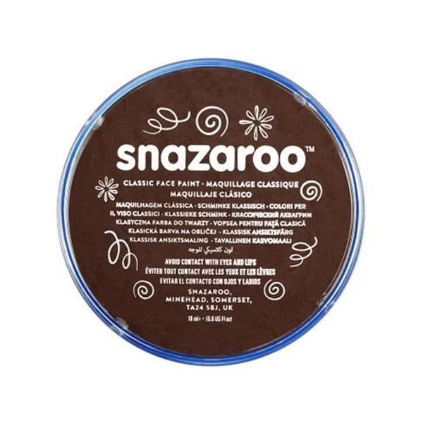 Pintura Facial Snazaroo 2999 Castanho Escuro 18ml