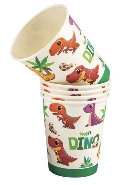 6 Copos Dino Fun