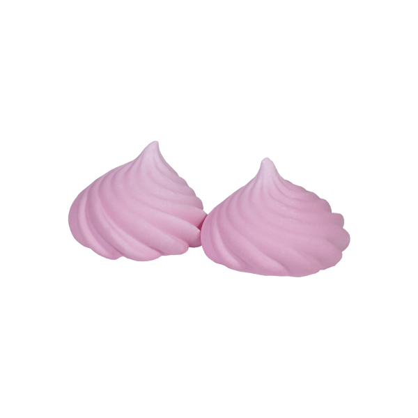 Suspiros Rosa Frisados 25gr