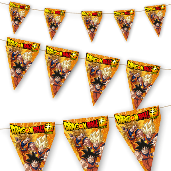 Bandeirinha Triangular Dragon Ball