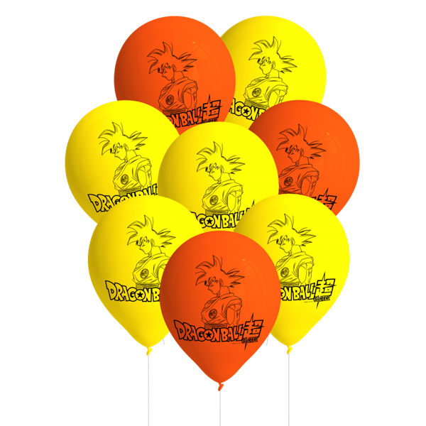 8 Balões Latex Dragon Ball