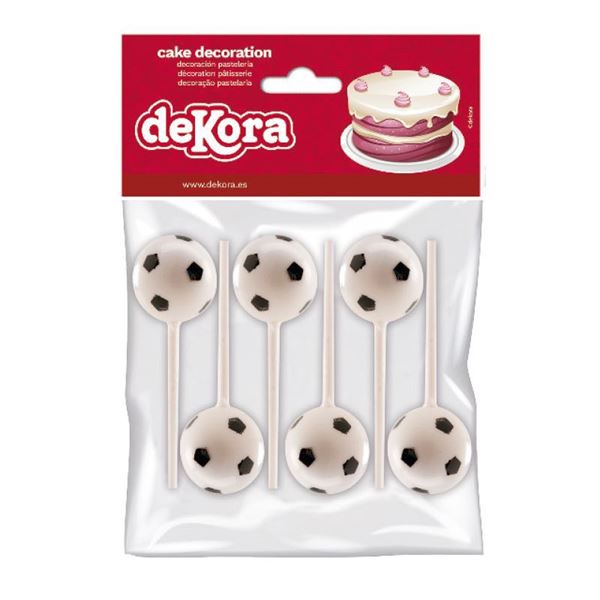 6 Bolas De Futebol Com Espeto