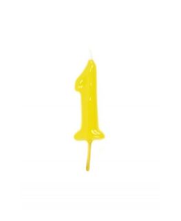 Vela Artesanal Amarelo Nº 1