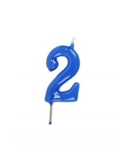 Vela Artesanal Azul Nº2