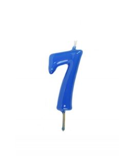 Vela Artesanal Azul Nº7