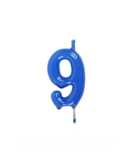 Vela Artesanal Azul Nº9
