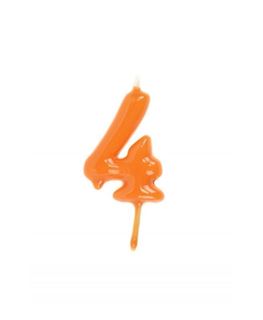 Vela Artesanal Laranja Nº4