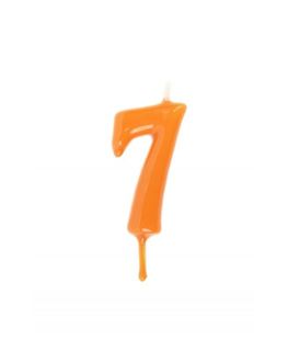 Vela Artesanal Laranja Nº7
