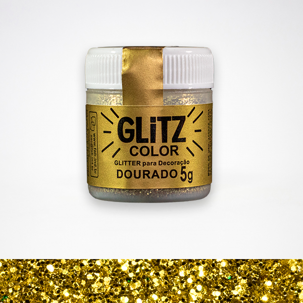 Glitz Color Dourado 5gr