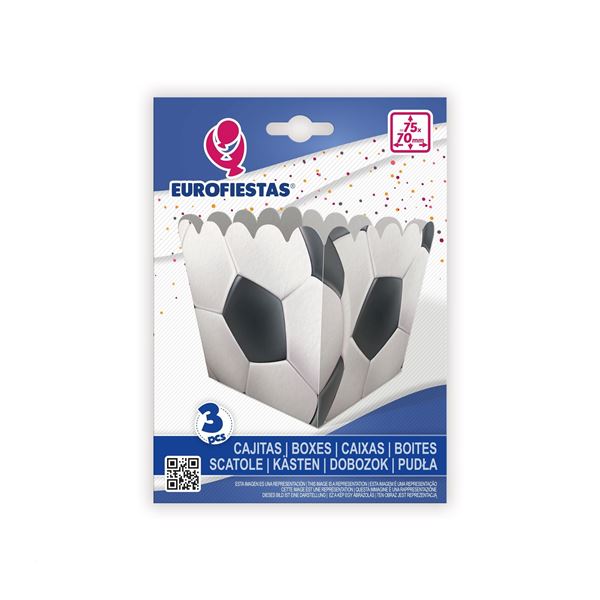 3 Caixas Pipocas Futebol